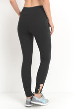Load image into Gallery viewer, Classic leggings with a Twist - Teal, Black, or Dark Violet