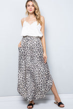 Load image into Gallery viewer, Leopard Jersey Maxi Skirt *Curvy
