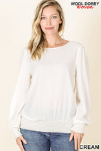 Load image into Gallery viewer, Puff Sleeve with Smocked Hem & Cuffs