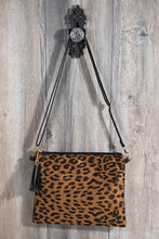 Load image into Gallery viewer, Animal Print Cross Body Clutch
