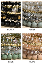 Load image into Gallery viewer, Multi Bead Layered Stretch Bracelet
