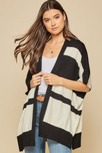 Load image into Gallery viewer, Open Front Striped Cardigan
