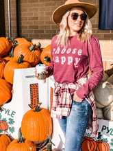 Load image into Gallery viewer, Chose Happy Long Sleeve Tee
