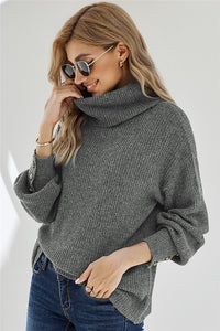 Ribbed Knit Pull Over Sweater