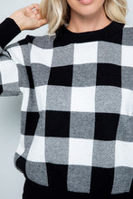 Load image into Gallery viewer, Plaid Soft Sweater

