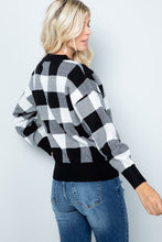 Load image into Gallery viewer, Plaid Soft Sweater
