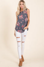 Load image into Gallery viewer, Floral Sleeveless Top
