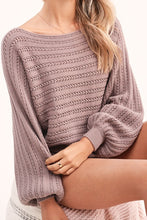 Load image into Gallery viewer, Relaxed Fit Crop Sweater
