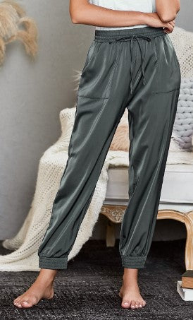 Fashion Pocketed Joggers - Charcoal